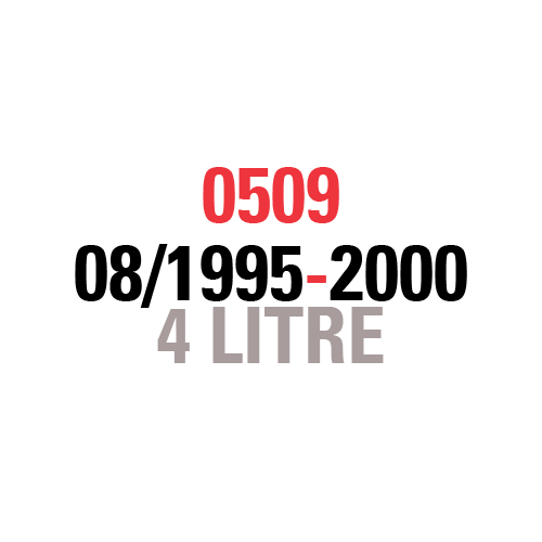 0509 08/1995-2000 4.0 LITRE